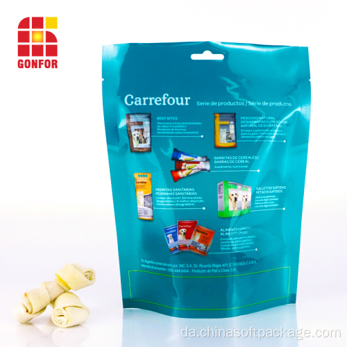 Carrefour Dog Treat Bag med et klart vindue